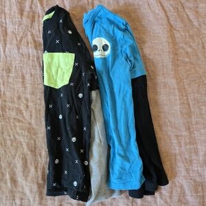 Bundle Of Two Boys Spotted Zebra Disney Long Sleeve Tops Size M (8)